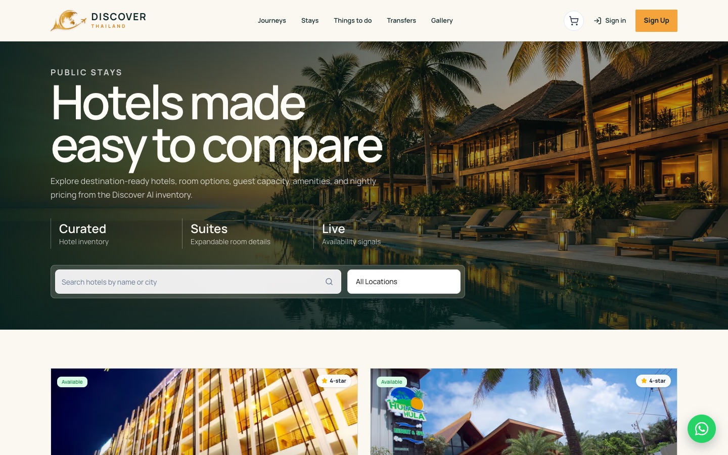 “Hotels made easy to compare.”